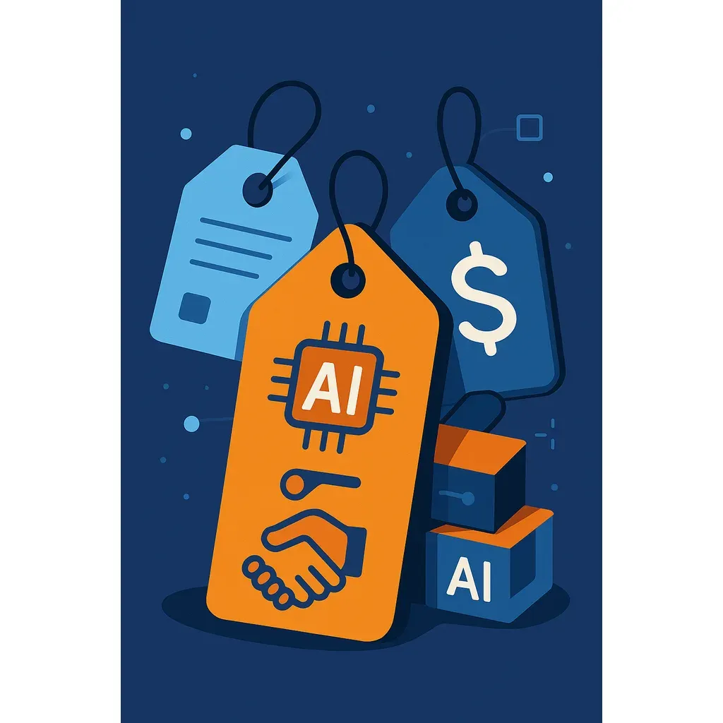 Rótulos de produto e pacotes de IA